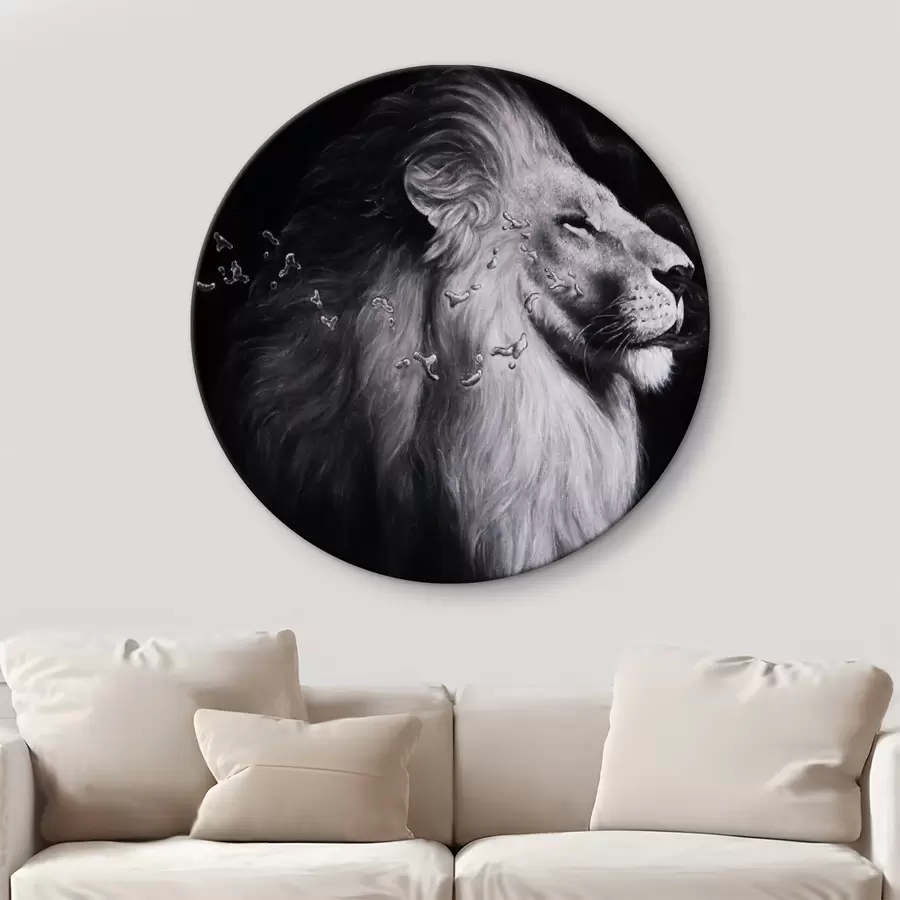 Wandbilder Auge, Boot und Ziege r03998