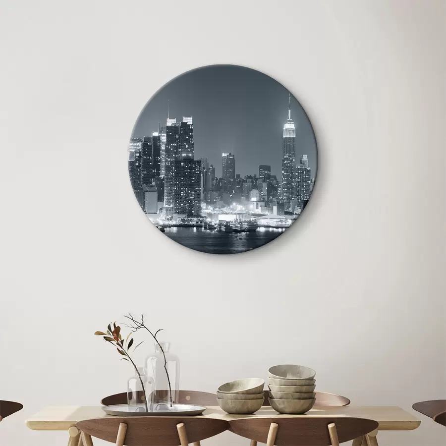 Wandbilder Wasser, Wolkenkratzer und Gebäude r10201