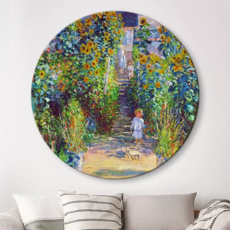 Wandbilder Der Garten des Künstlers in Vetheuil r11686