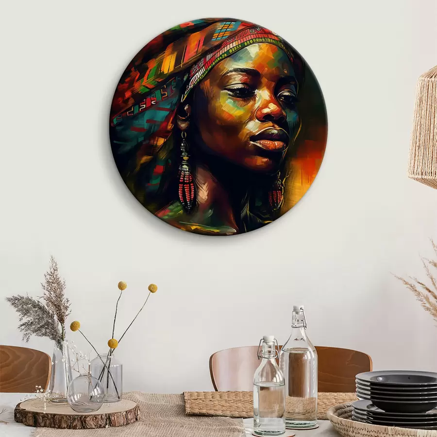 Wandbilder Helles Porträt einer Frau r31765