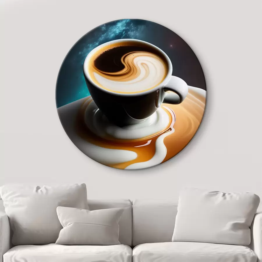 Wandbilder Kaffee im Weltraum r32143