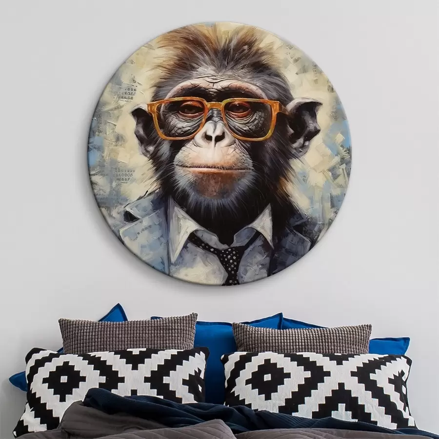 Wandbilder Der Affe ist in Öl gemalt r32174