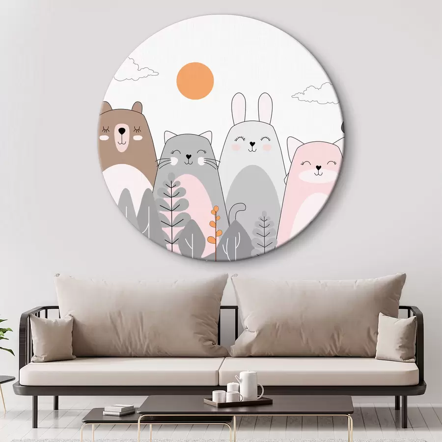 Wandbilder Niedliche Tiere r32419