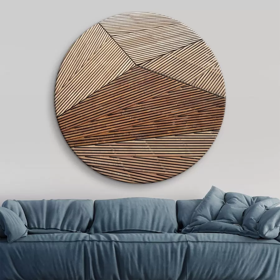 Wandbilder Die Struktur ist aus Holz gefertigt r32750