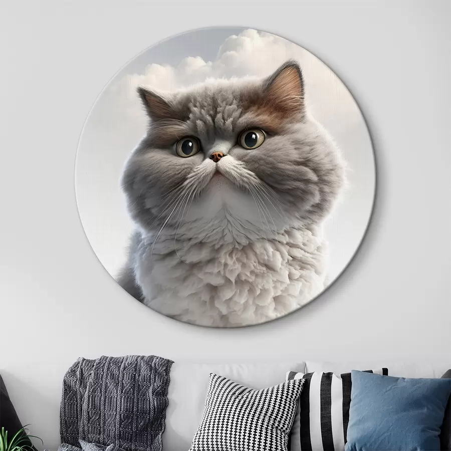 Wandbilder Flauschige Katze r32796