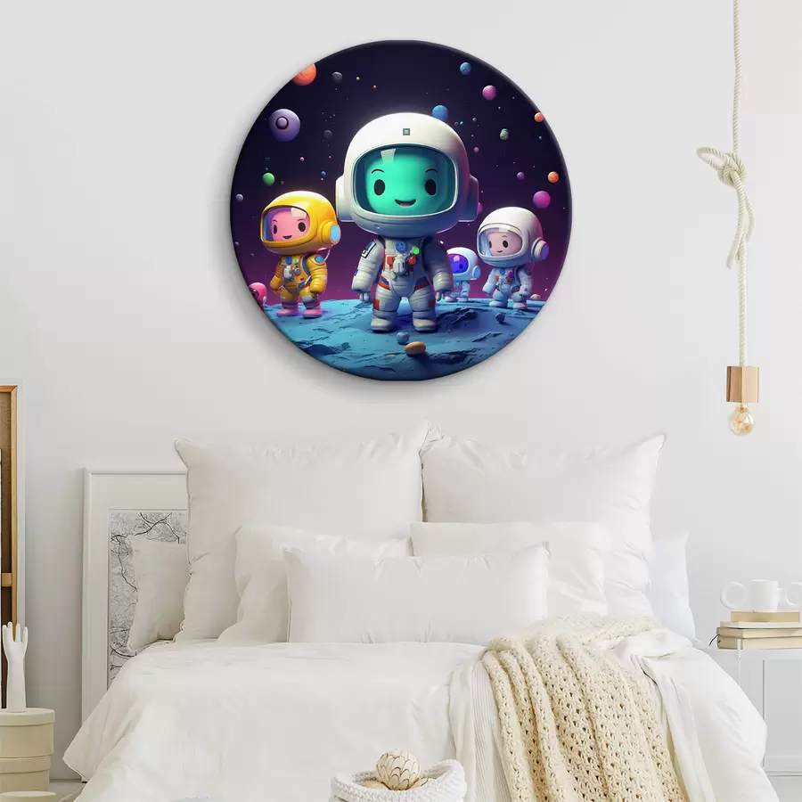 Wandbilder Erste Schritte auf einem unbekannten Planeten r32853