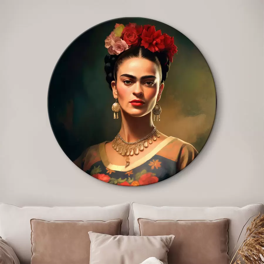 Wandbilder Majestätische Frida Kahlo r32863