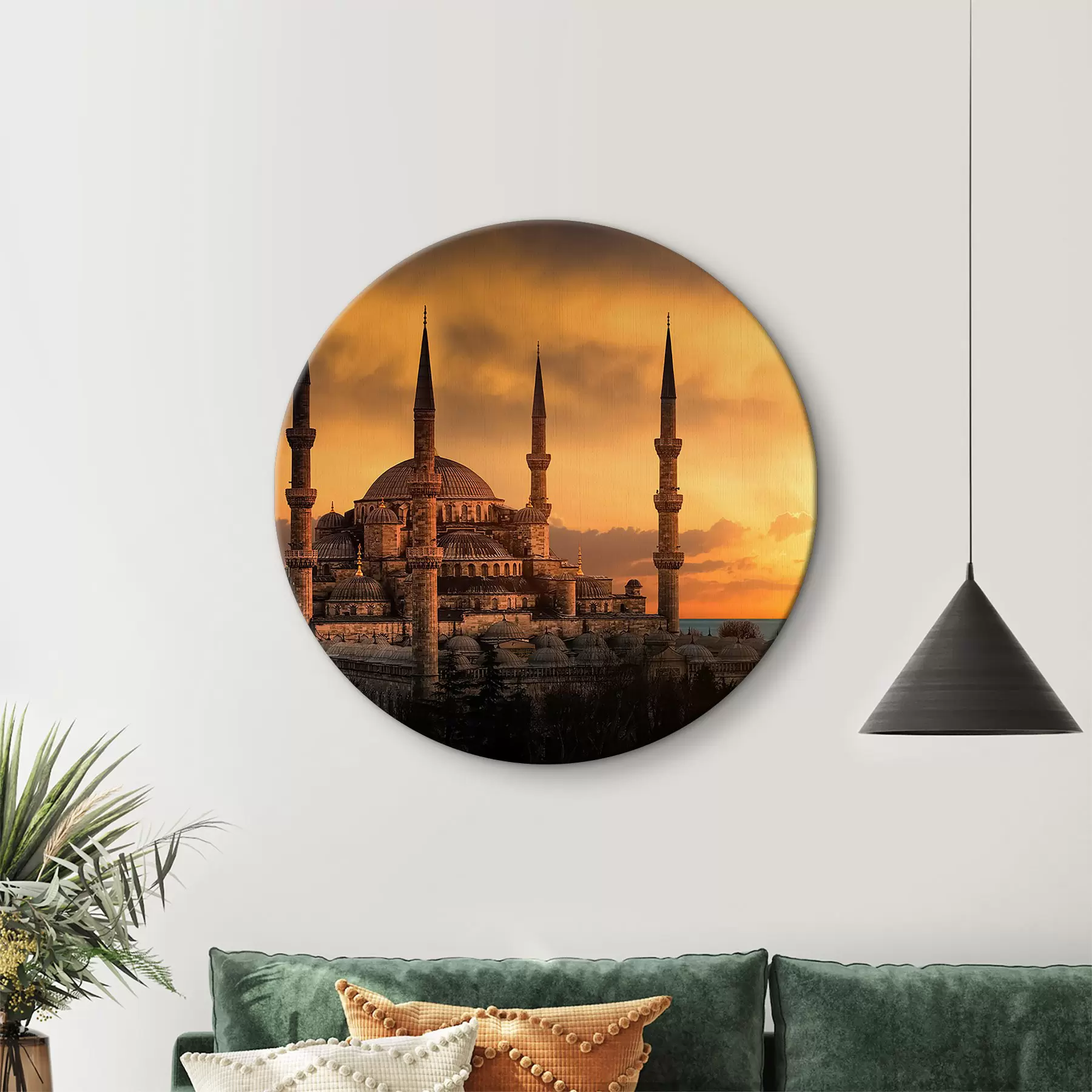 Wandbilder Blaue Moschee bei Sonnenuntergang, Istanbul r33029