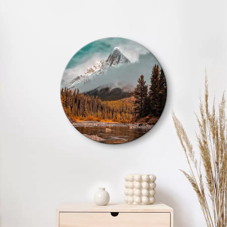 Wandbilder Morgendämmerung in den Bergen r33093