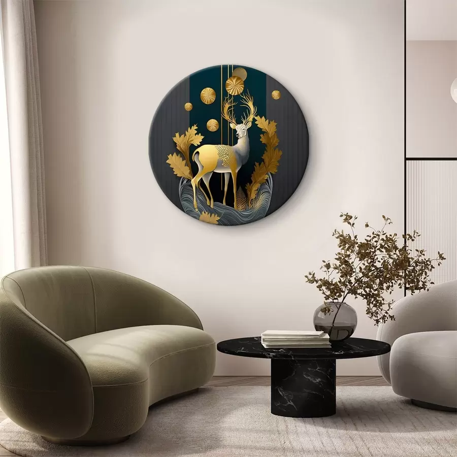 Wandbilder Hirsch vor Naturkulisse r33555