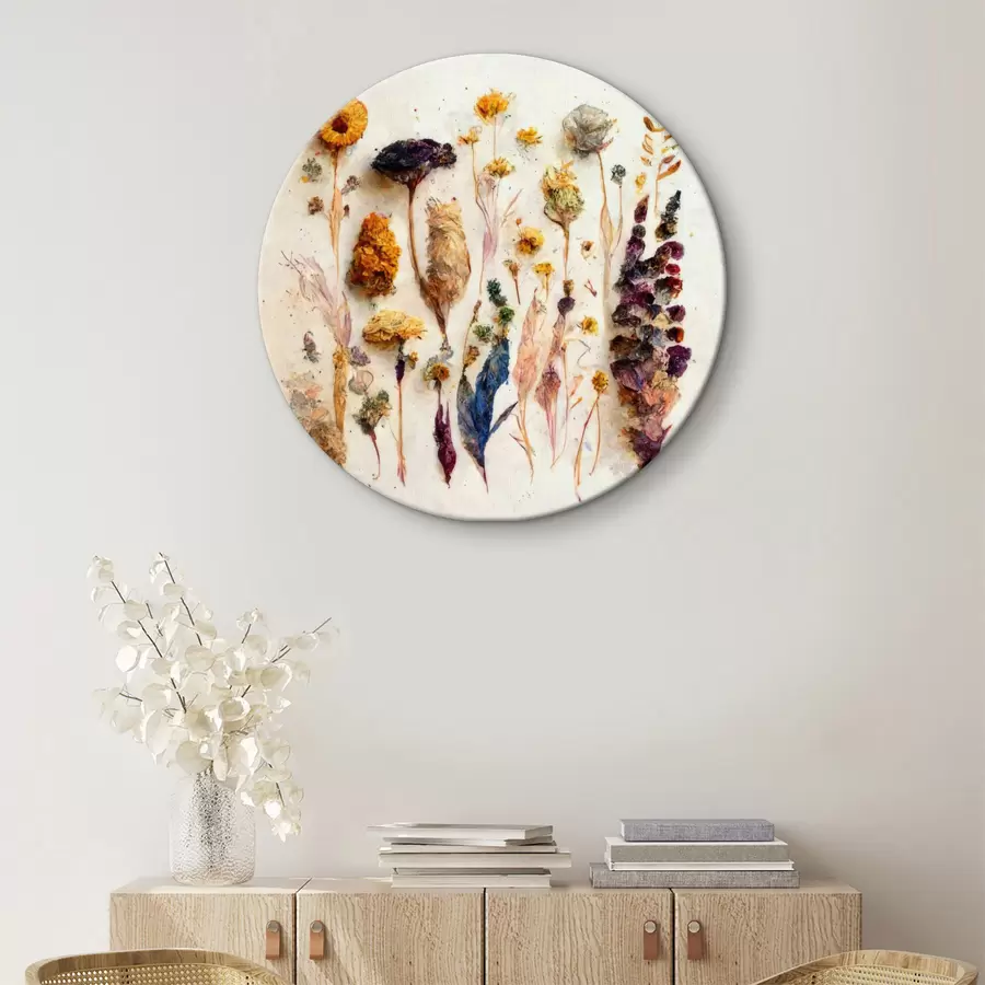 Wandbilder Magische getrocknete Blumen r33687