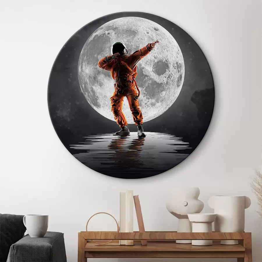 Wandbilder astronaut auf dem Mond r33905