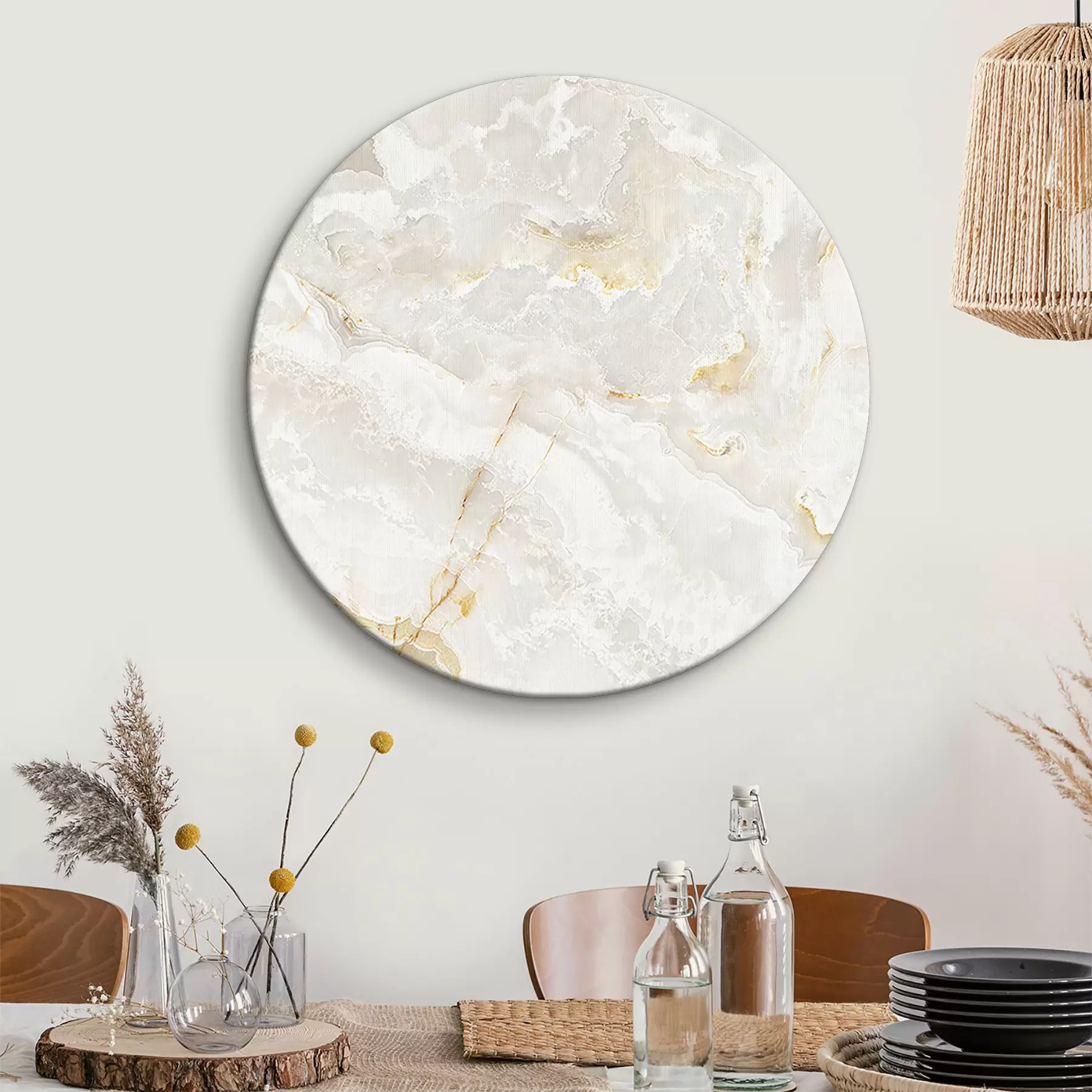 Wandbilder weißer Marmor r34134