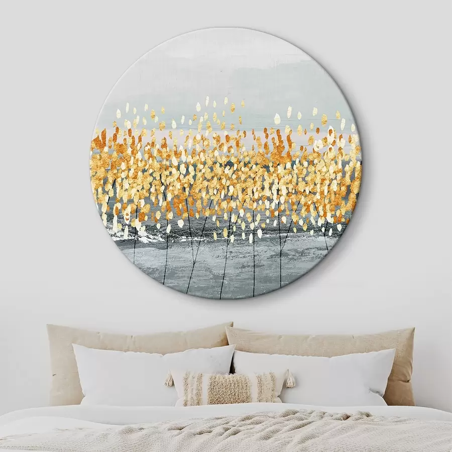 Wandbilder Zweige auf grauem Hintergrund r34141