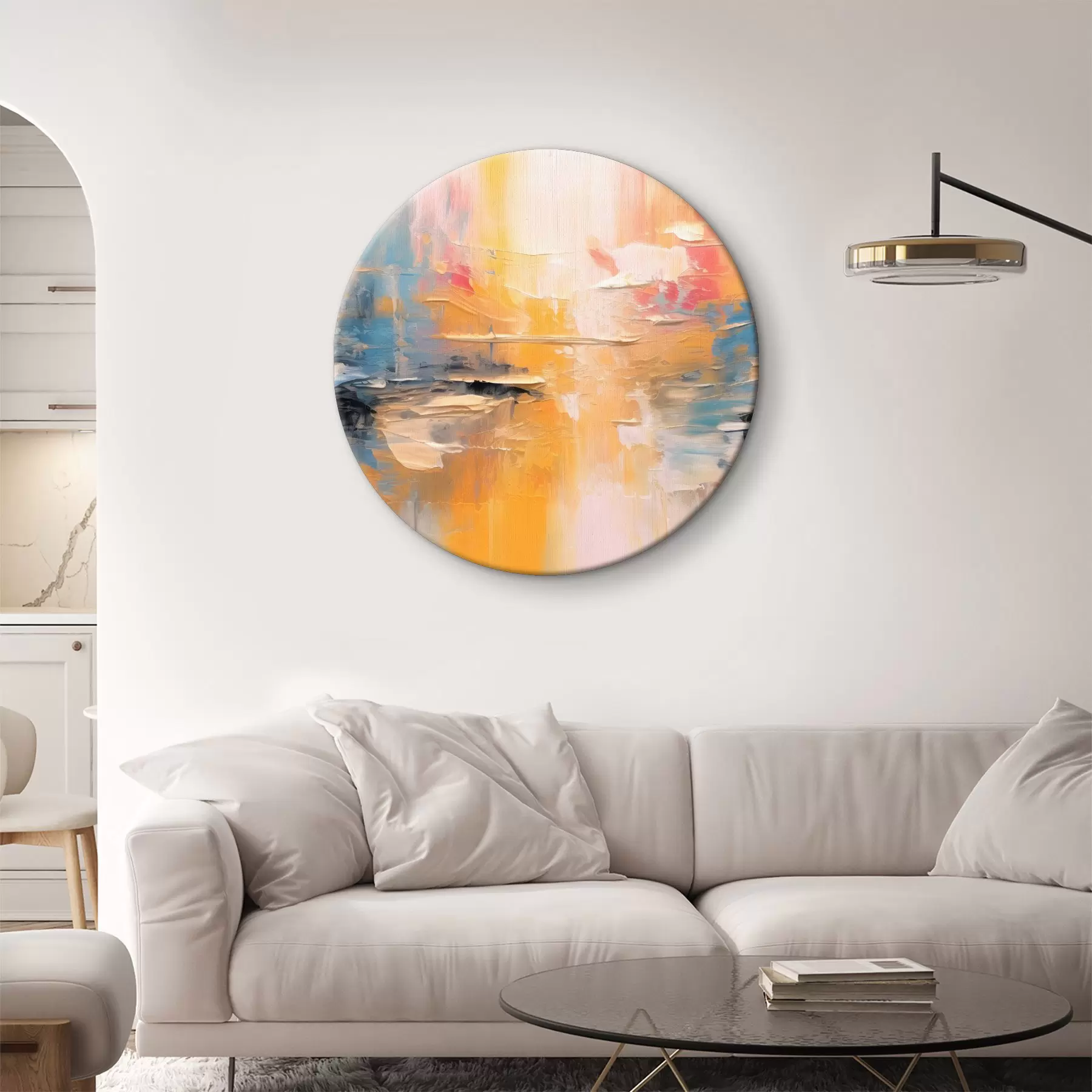 Wandbilder abstraktion in verschiedenen Farben r34192