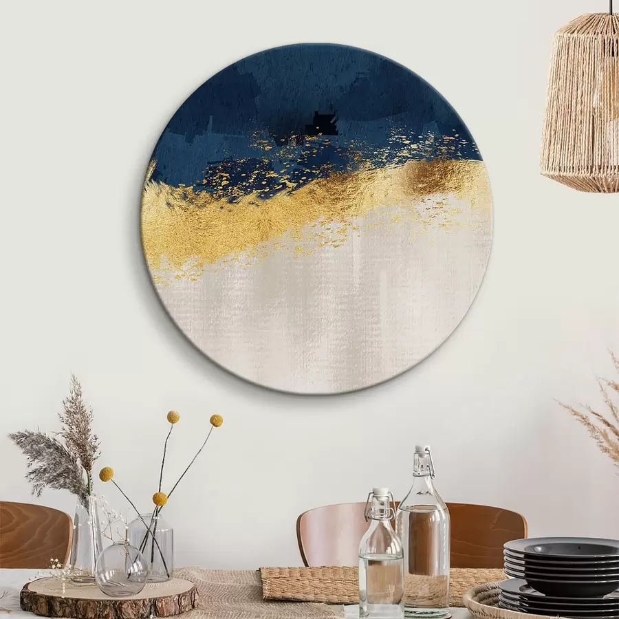 Wandbilder Blau und Weiß r34211