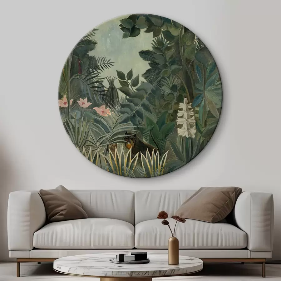 Wandbilder Äquatorialer Dschungel, Henri Rousseau, 1909 r34840