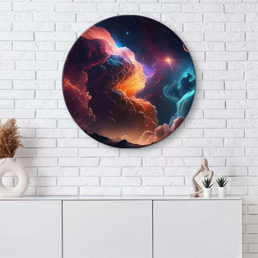 Wandbilder Nebel und Sternenhimmel in abstrakter Form r35331