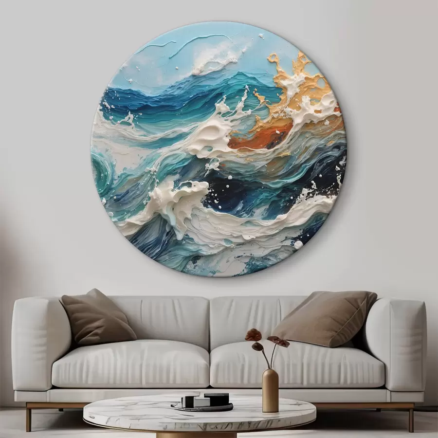 Wandbilder Plätscherndes Meeresöl r35658