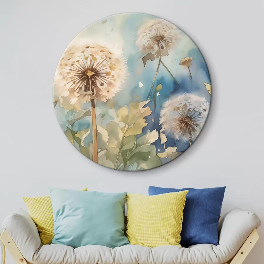 Wandbilder Löwenzahnfeld Aquarell Aquarell Aquarell Aquarell Aquarell r35839