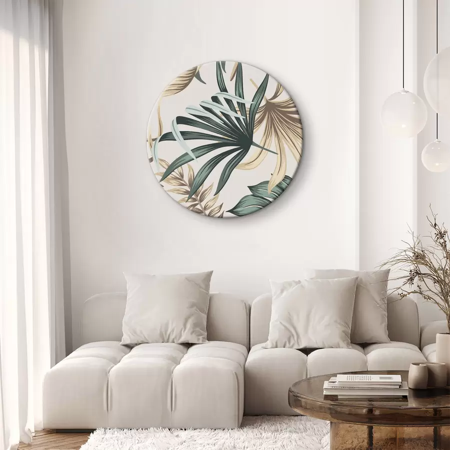 Wandbilder Exotische Palmenblätter r35862