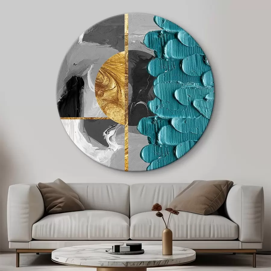 Wandbilder Der Hintergrund der abstrakten Kunst. Öl auf Leinwand und Textur r36288