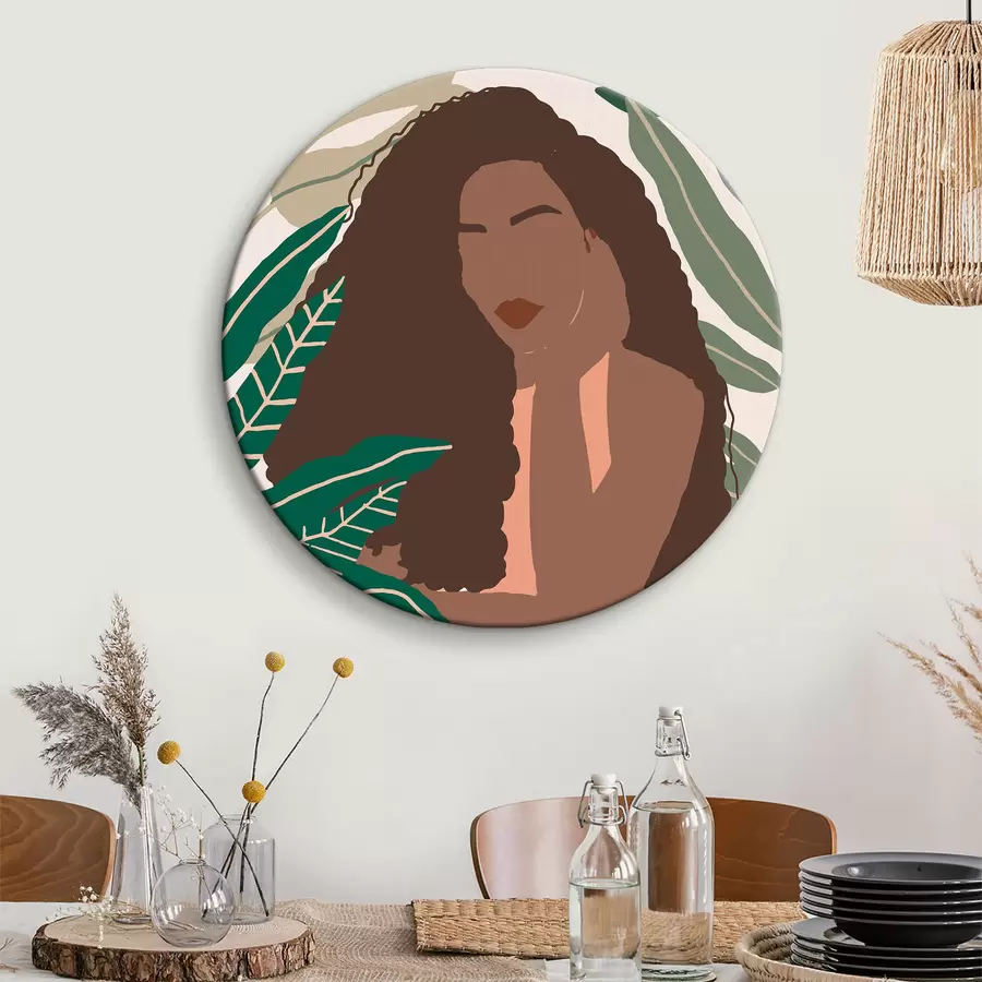 Wandbilder Umgeben von friedlicher tropischer Vegetation r36400