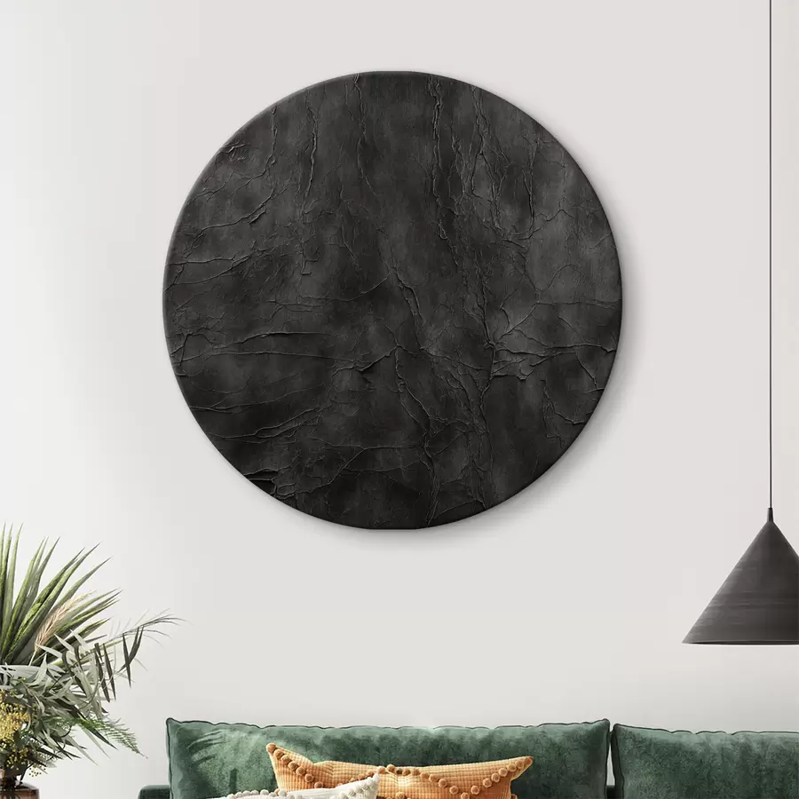 Wandbilder Nahaufnahme einer dunkel strukturierten Felsoberfläche r36439