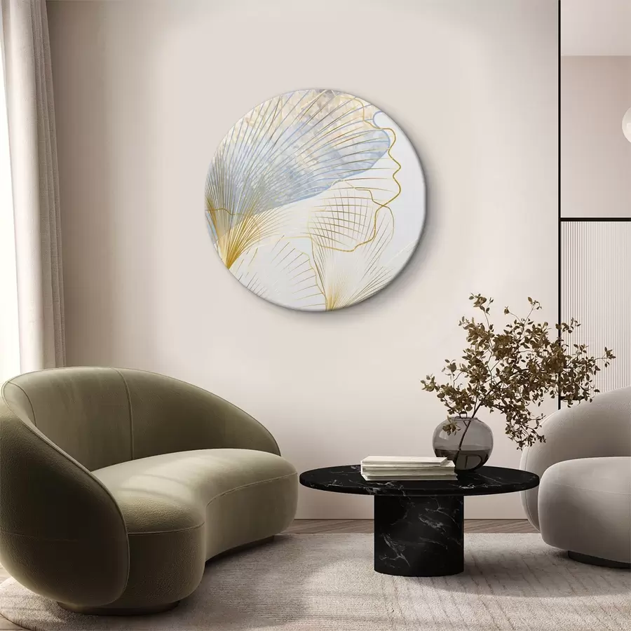 Wandbilder Ginkgo biloba Blätter r36487