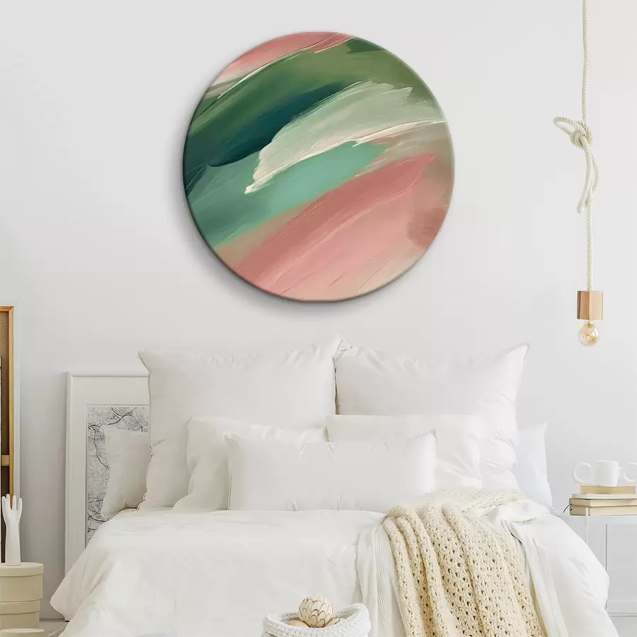 Wandbilder Großflächige Pinselstriche in harmonischen Farbtönen r36499