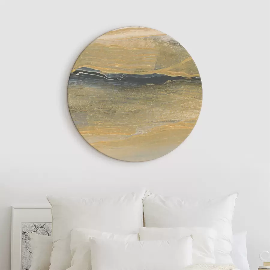 Wandbilder Erdige Töne fließen durch die ruhigen Wellen r36669