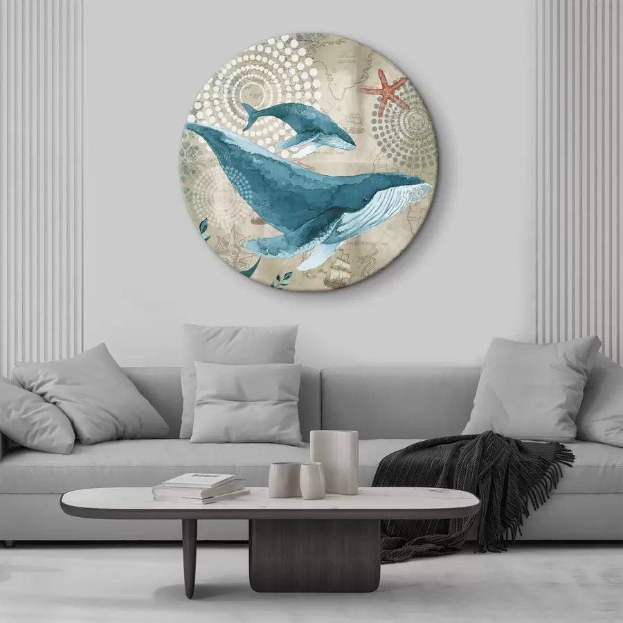 Wandbilder Blauwale und Wale r37153