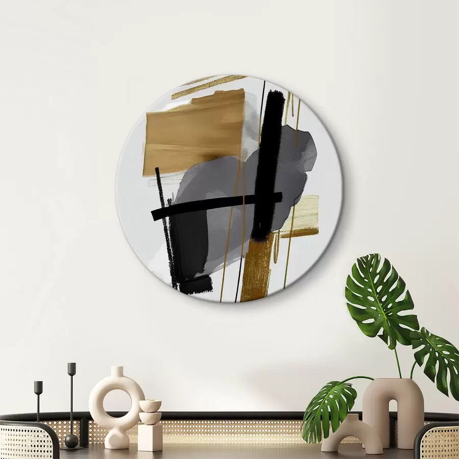 Wandbilder Pinselstriche und abstrakte Linien r37282