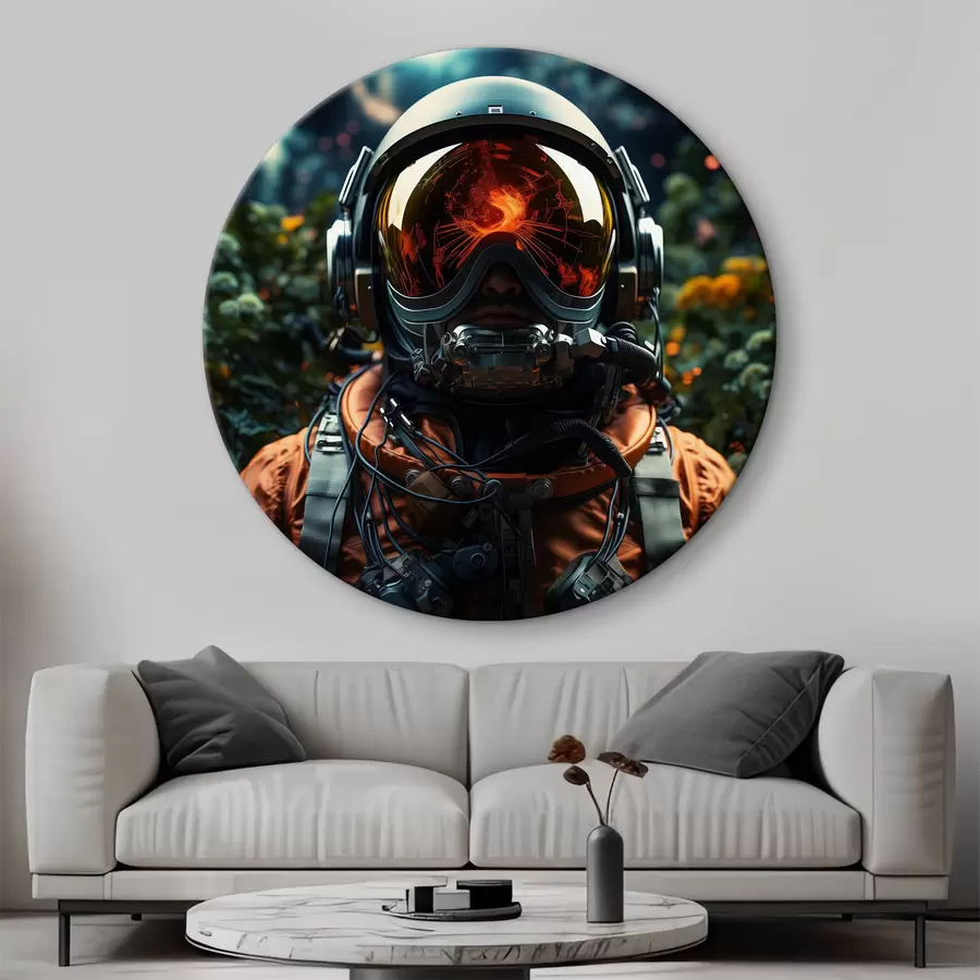 Wandbilder Eine mystische Reise zu fremden roten Ufern r37391