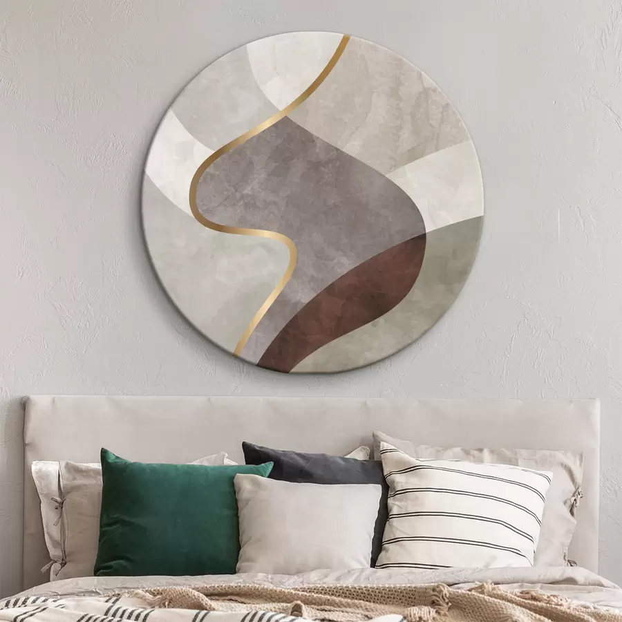 Wandbilder Geometrische Abstraktion in Aquarell r37489