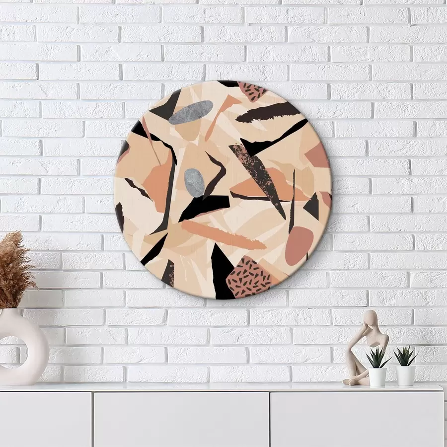 Wandbilder Muster mit verschiedenen Formen und Farben r37494