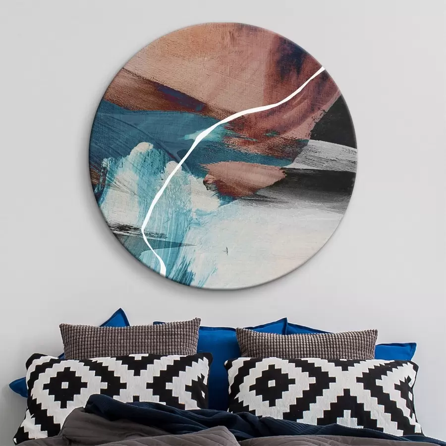 Wandbilder Abstrakte Striche in leuchtenden Farben r37510