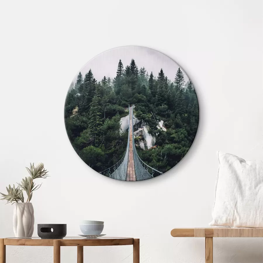 Wandbilder Brücke über den Fluss r37633