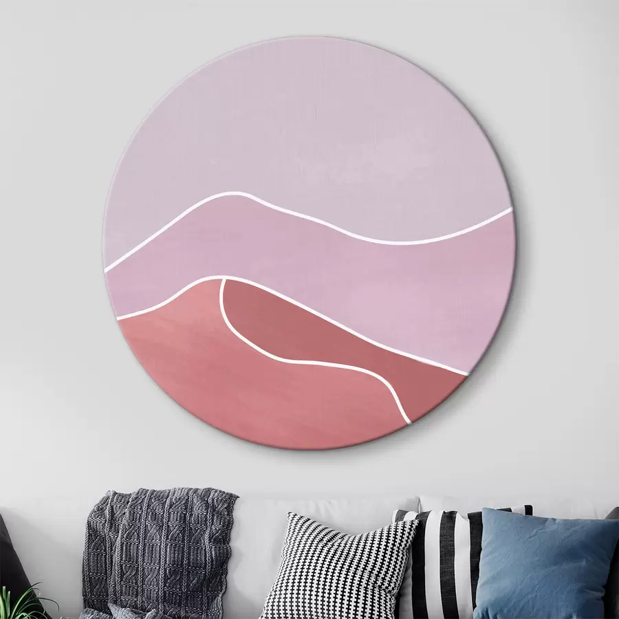 Wandbilder Rosa und lila Landschaft r37636