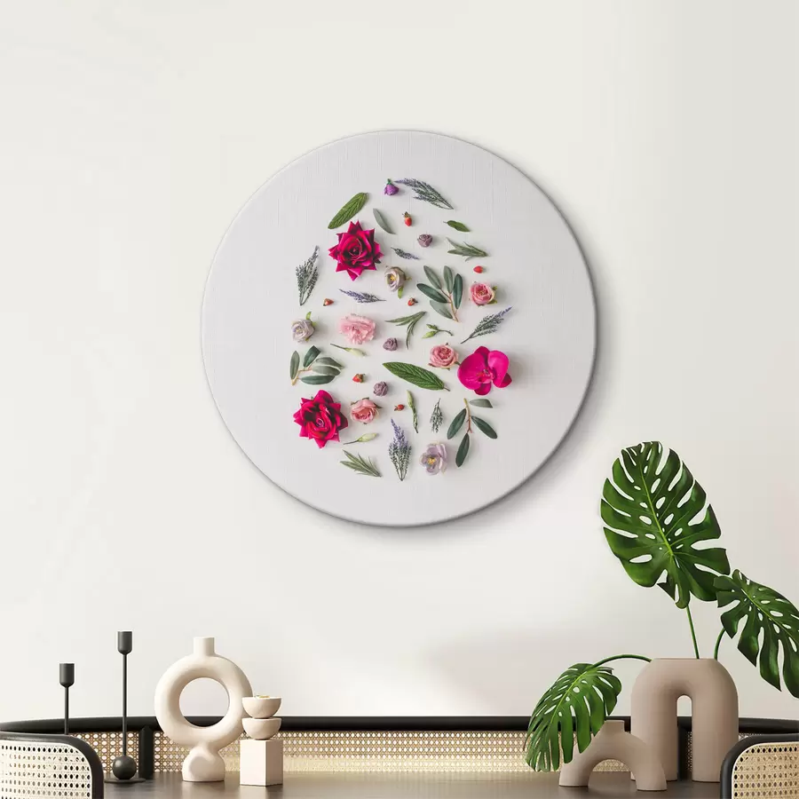 Wandbilder Helle florale Komposition r37758