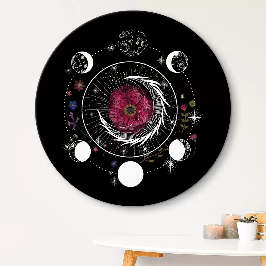 Wandbilder Himmlische Blüte im Weltraum r37778