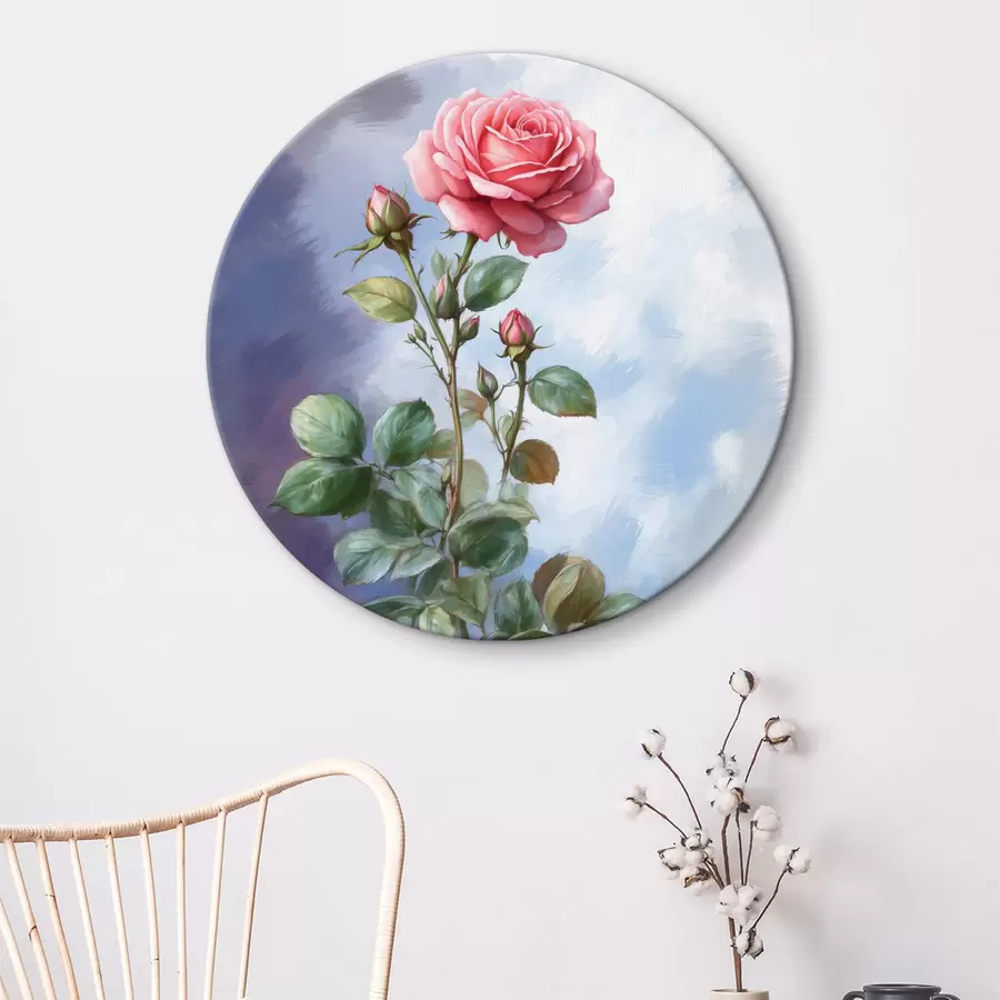 Wandbilder Eine Rose malen r37810