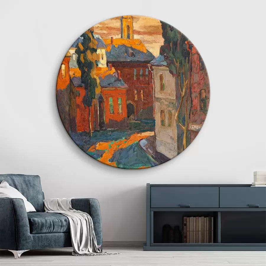 Wandbilder Helle Schattierungen der Abendszene r37850