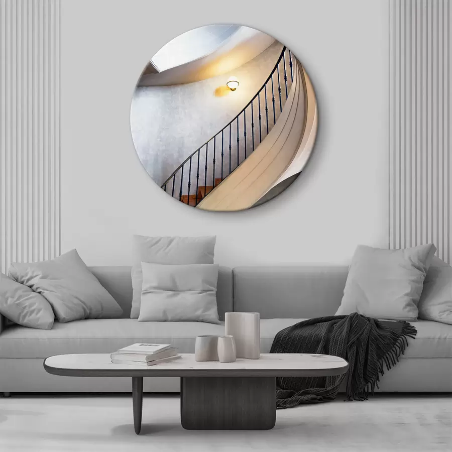 Wandbilder Elegante Kurven der Wendeltreppe r37851