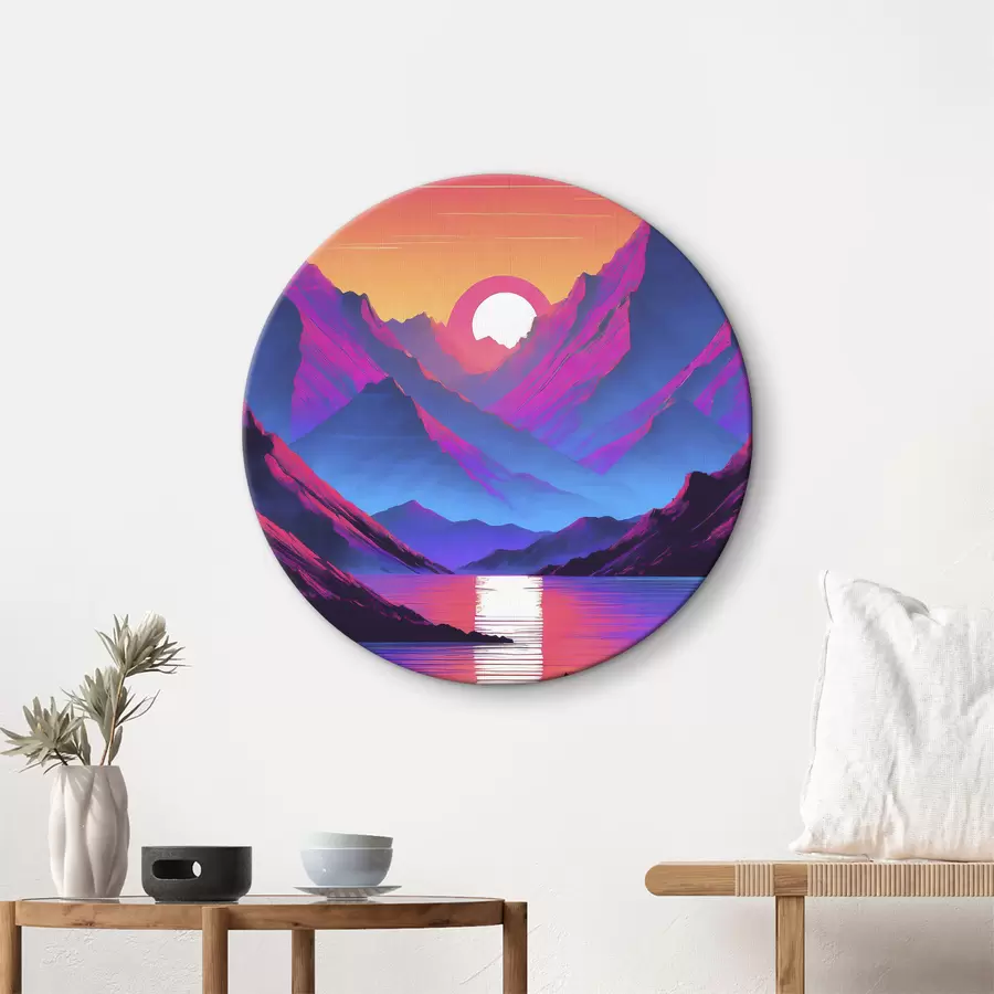 Wandbilder Majestätische Berge bei Sonnenuntergang r37999