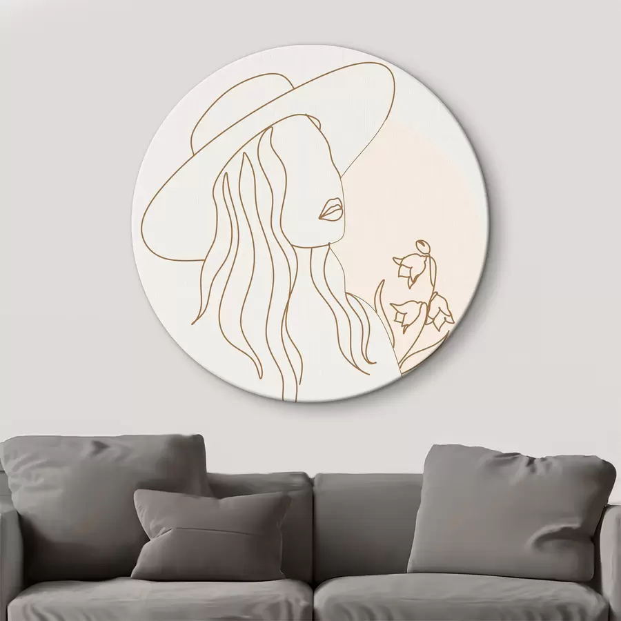 Wandbilder Elegante Linien und natürliche Schönheit r38015