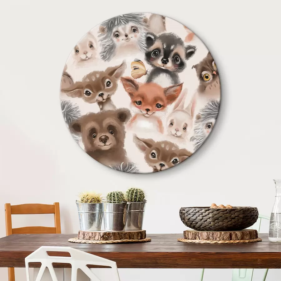 Wandbilder Magische Tiere und Schmetterlinge r38041