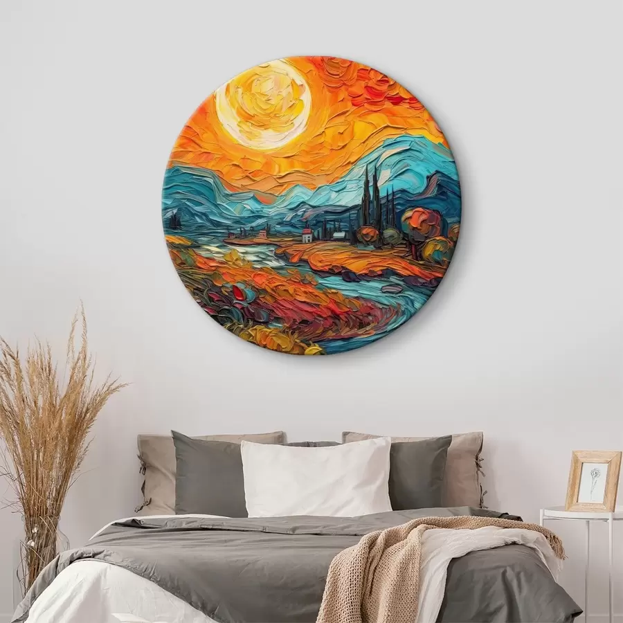 Wandbilder Heller Sonnenuntergang r38057