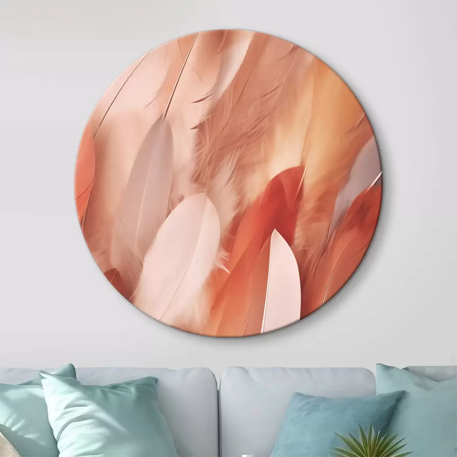 Wandbilder Weiche Töne in federleichter Umarmung r38085