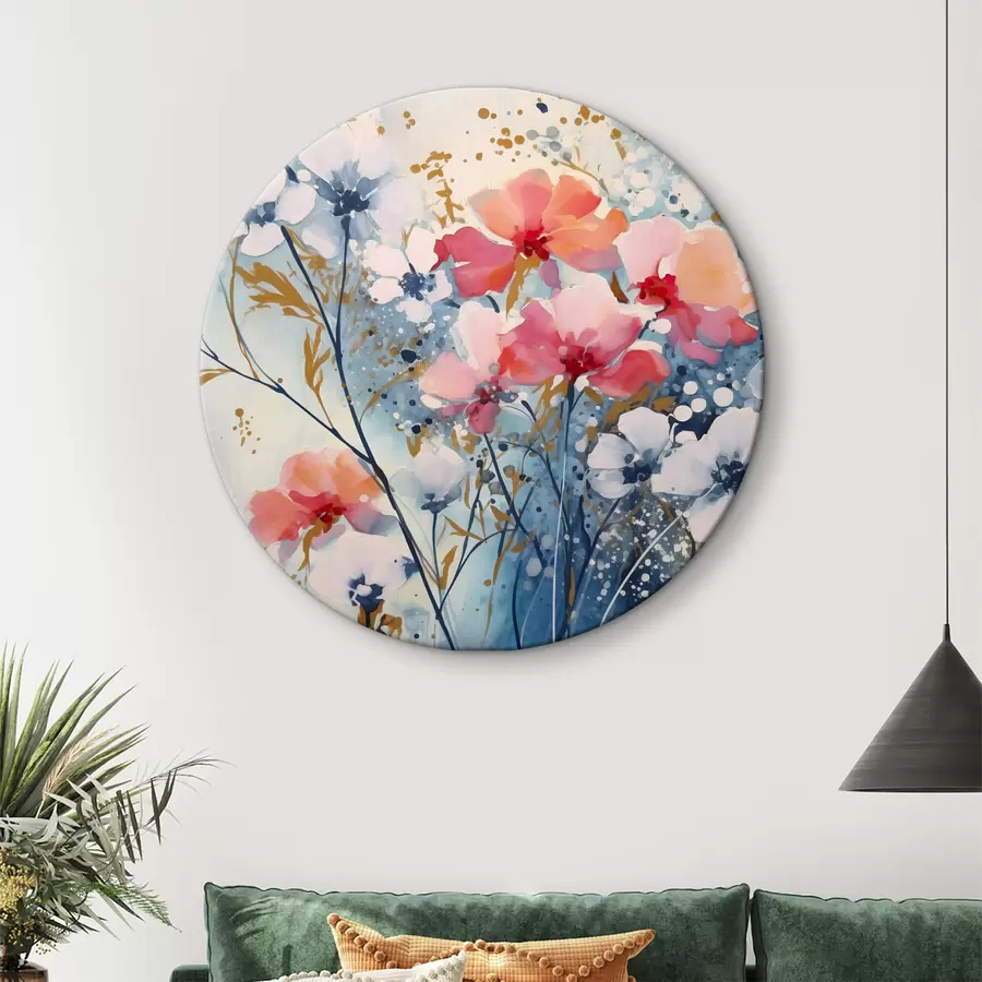 Wandbilder Abstrakte Blumen r38106